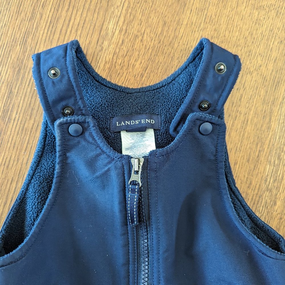 Lands End toddler snow suit, size 3T, Navy, great condition